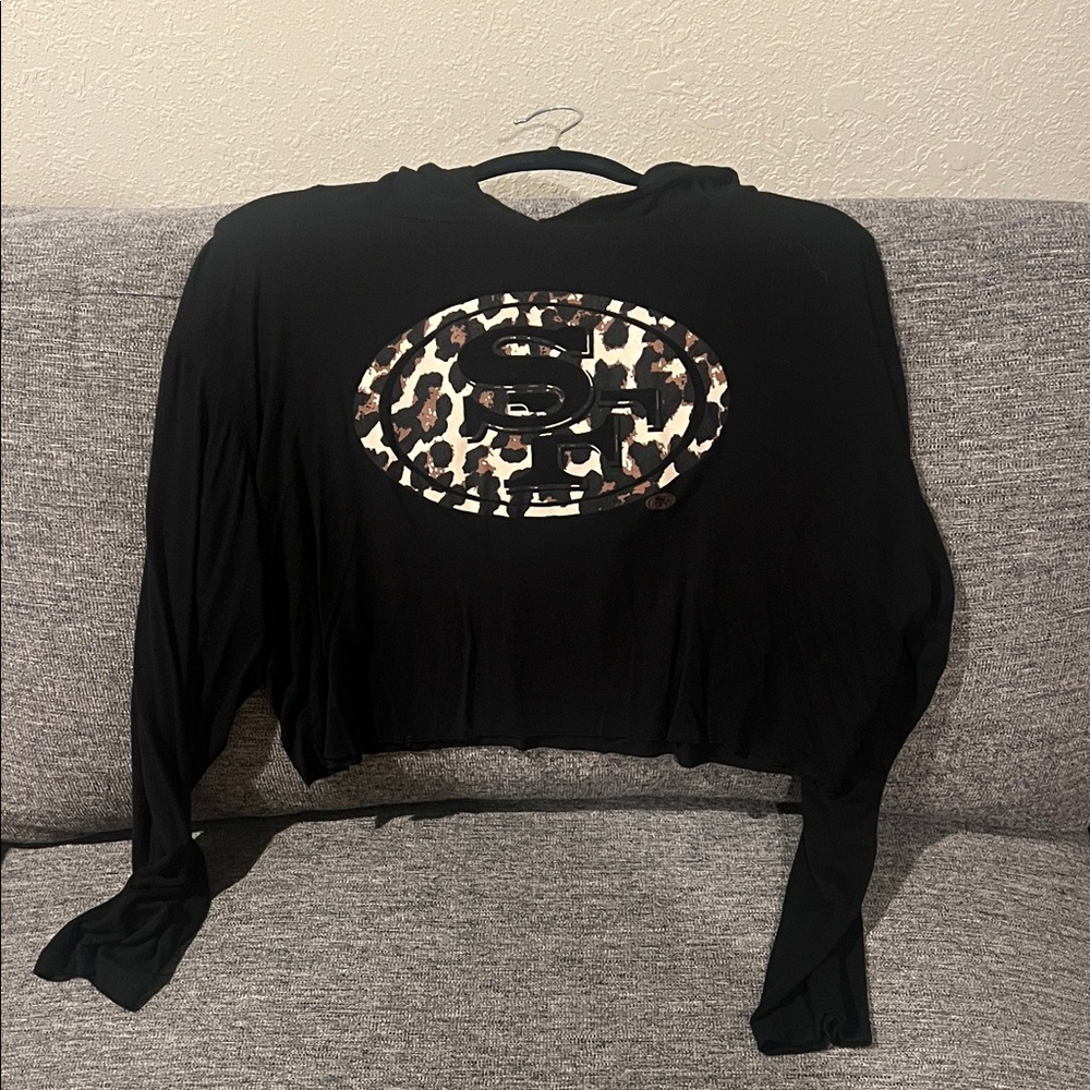 49ERS Cheetah hoodie top